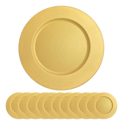 KIT C/ 12 SOUSPLAT ALUMÍNIO 35CM